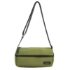 Letter-Print Polyester Crossbody Bag, 6 L Green color SKU reference