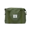 Color-Block Polyester Overnight Duffel with Nylon Handles Green color SKU reference