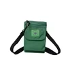 Nylon Mini Phone Crossbody Bag with Adjustable Strap Green color SKU reference