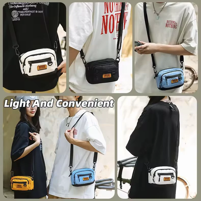 1.5L Nylon Geometric Crossbody Sling Bag product reference image