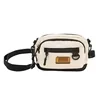 1.5L Nylon Geometric Crossbody Sling Bag White color SKU reference