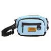 1.5L Nylon Geometric Crossbody Sling Bag Blue color SKU reference