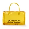 Transparent PVC Sports Tote with Color-Print Options Design option 01 color SKU reference