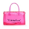Transparent PVC Sports Tote with Color-Print Options Design option 03 color SKU reference