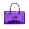Transparent PVC Sports Tote with Color-Print Options Design option 10 color SKU reference