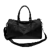 PU Sports Duffel with Crocodile-Texture Finish Black - Option 1 handle style reference