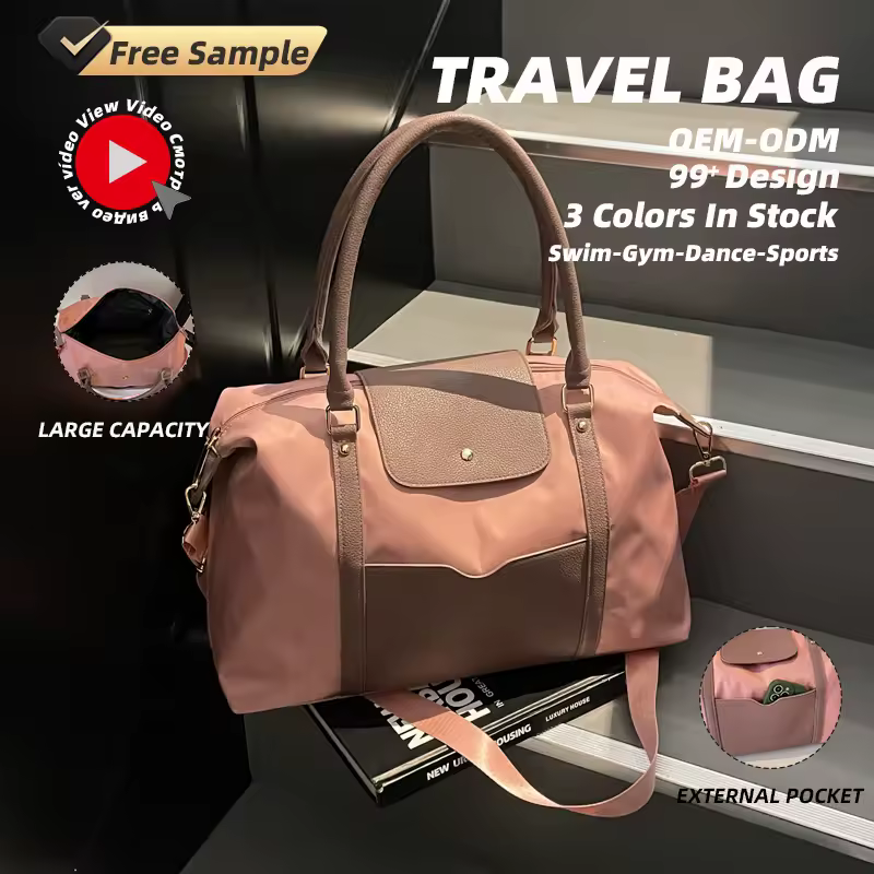Oxford Crossbody Tote with Magnetic Snap Closure product reference image