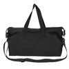 Nylon Sport Travel Shoulder Bag with Security Pocket Black color SKU reference