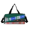 Multi-Pocket Sports Duffel with Shoe Compartment Green color SKU reference