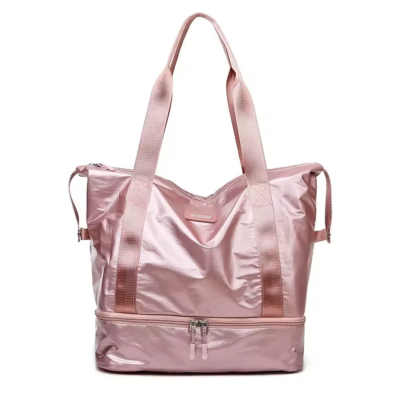 Matte Finish Gym Duffel with Shoe Compartment product reference image