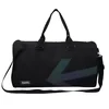 Holographic Reflective Sports Duffel with Shoe Compartment Black color SKU reference