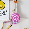Silicone Swirl Lollipop-Shaped Coin Purse Swirl design option 02 color SKU reference