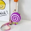 Silicone Swirl Lollipop-Shaped Coin Purse Swirl design option 03 color SKU reference