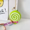 Silicone Swirl Lollipop-Shaped Coin Purse Swirl design option 04 color SKU reference