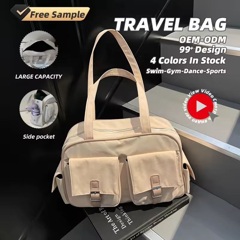 Polyester Everyday Shoulder Tote with Side Pocket product reference image