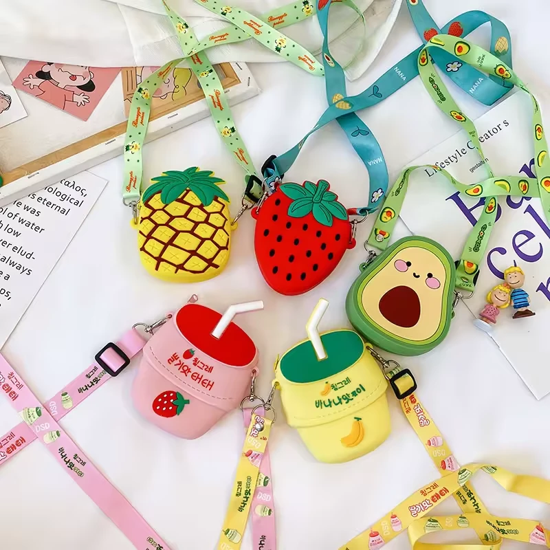 Silicone Fruit-Shaped Zipper Coin Purse product reference image