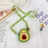 Silicone Fruit-Shaped Zipper Coin Purse Fruit design option 04 color SKU reference