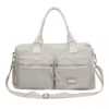Large Travel Crossbody Bag with Security Pocket White color SKU reference