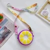 Silicone Fruit-Slice Zipper Coin Purse Design option 02 color SKU reference