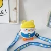 Silicone Cartoon Duck and Dog Zipper Coin Purse Design option 04 color SKU reference