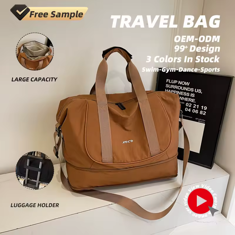 Compact Polyester Travel Crossbody Tote product reference image
