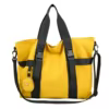 Nylon Travel Duffel with Security Pocket Yellow color SKU reference