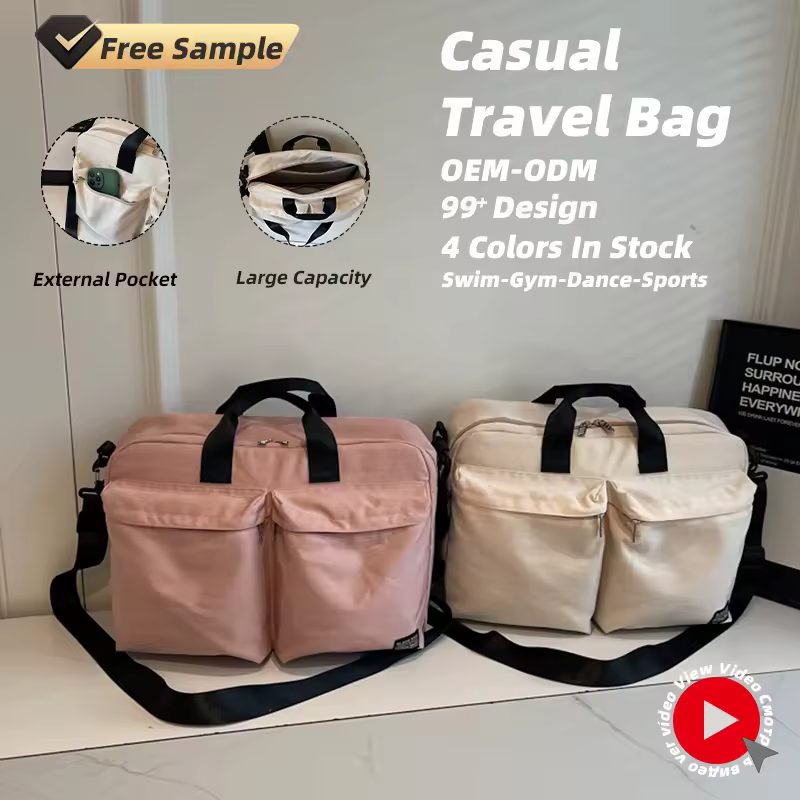 Expandable Nylon Tote with Wet-Dry Storage product reference image