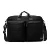 Expandable Nylon Tote with Wet-Dry Storage Black color SKU reference