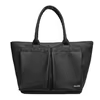 PU Sports & Travel Tote with Adjustable Strap Black color SKU reference