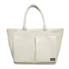 PU Sports & Travel Tote with Adjustable Strap White color SKU reference