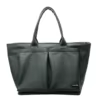 Nylon Travel Tote with Front Utility Pockets Green color SKU reference