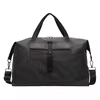 Quilted Polyester Weekender Bag for Travel & Gym Gray color SKU reference