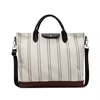 Nylon Sport Crossbody Bag with Magnetic Snap Detail White color SKU reference