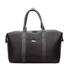 Polyester Travel Weekender Tote with Front Pocket Gray color SKU reference