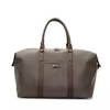 Polyester Travel Weekender Tote with Front Pocket Khaki color SKU reference