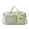 Oxford Travel Organizer Bag with Transparent Pocket Green color SKU reference
