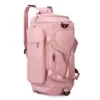 Oxford Travel Duffel Backpack with Shoe Storage Pink color SKU reference