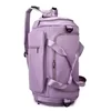 Oxford Travel Duffel Backpack with Shoe Storage Purple color SKU reference