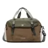 Nylon Travel Duffel with Shoe Compartment Green color SKU reference