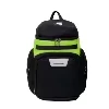 35 L Oxford Sports Backpack with Front Zipper Pocket Black 2 color SKU reference