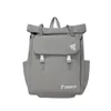 22 L Oxford Backpack with Shoe and Security Pockets Gray color SKU reference
