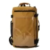 Nylon Laptop Backpack with Reflective Trim and Clear Front Pocket Yellow color SKU reference