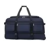 Extensible Oxford Rolling Travel Backpack Blue color SKU reference