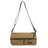 Oxford Mini Crossbody Bag with Security Pocket Brown color SKU reference