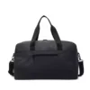 Polyester Travel Duffel with Front Pocket and Adjustable Strap Gray color SKU reference