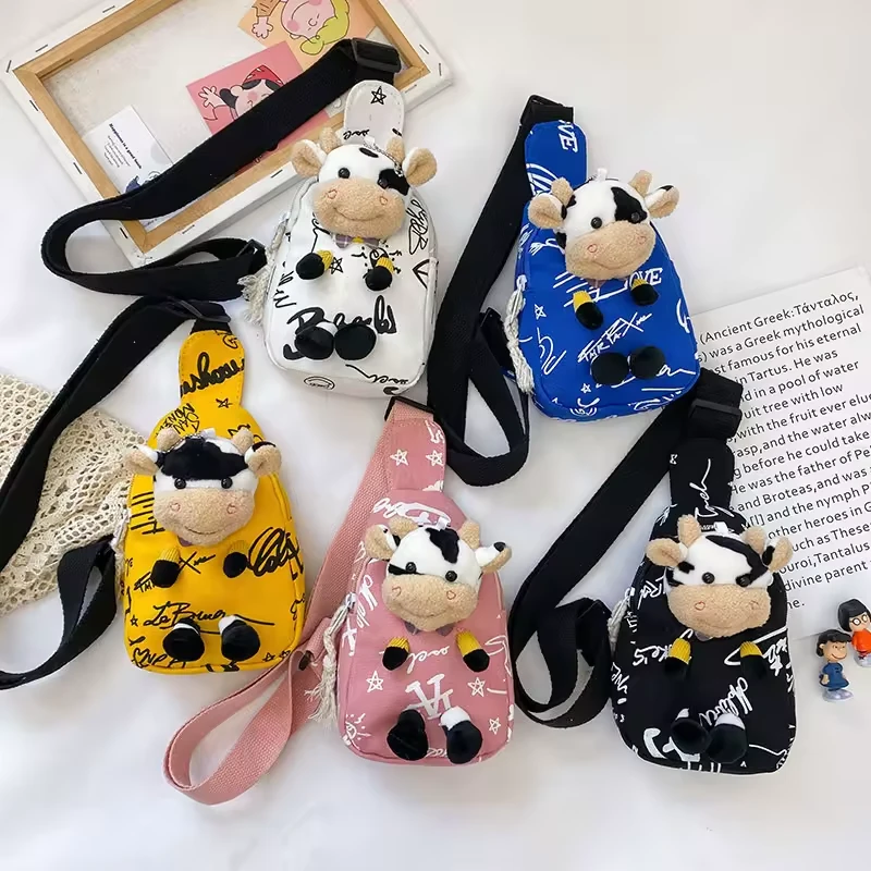 Plush Cow Character Mini Crossbody Bag product reference image