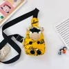 Plush Cow Character Mini Crossbody Bag Yellow color SKU reference