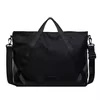 20 L Oxford Shoulder Tote with Outside Zipper Pocket Gray / Taupe color SKU reference