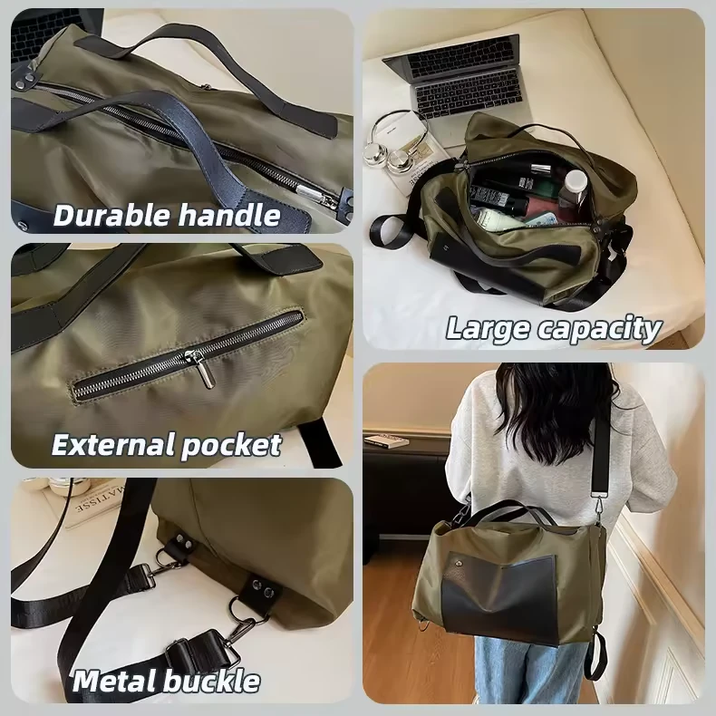 Oxford Crossbody Travel Bag with Adjustable Strap product reference image