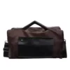 Oxford Crossbody Travel Bag with Adjustable Strap Coffee Brown color SKU reference